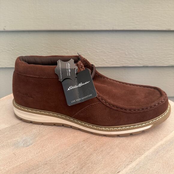 Eddie Bauer Other - Eddie Bauer Men’s Chukka Boots Size 12 Caribou Brown Suede Leather New